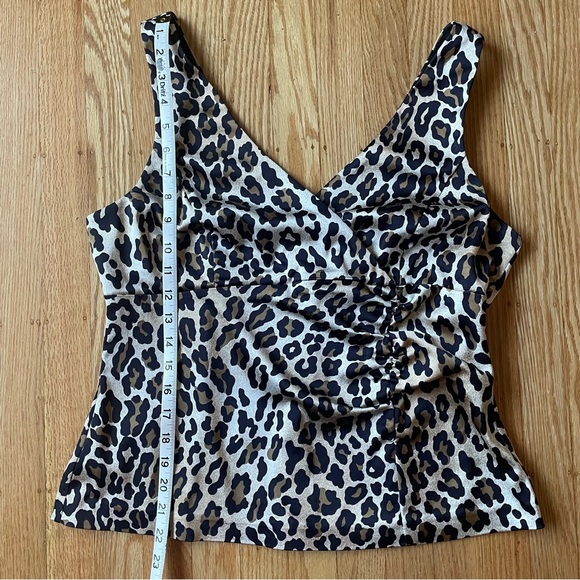 Leopard print retro top size 14 - Picture 12 of 12